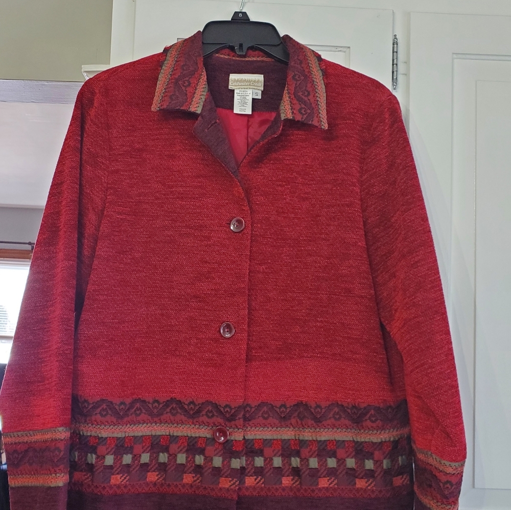 Coldwater Creek Red Jacket